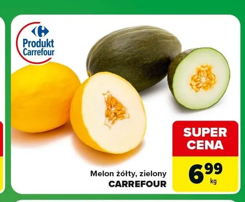 Melon zielony Carrefour promocja w Carrefour Express