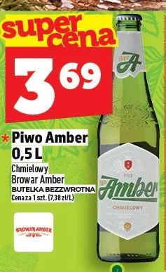 Piwo Amber promocja w TOPAZ