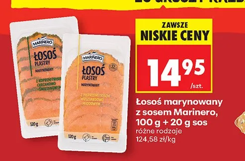 Łosoś marynowany z sosem Marinero promocja w Biedronka