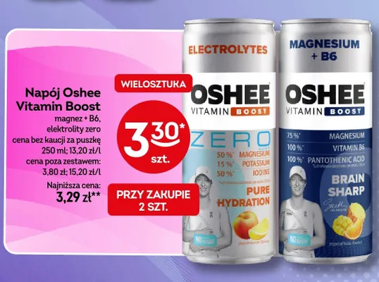 Napój Vitamin Boost magnez + B6, elektrolity zero promocja w Żabka