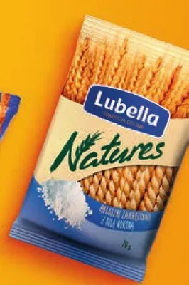 Paluszki zakręcone Lubella Natures z solą morską promocja w Stokrotka