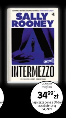 Książka Intermezzo Sally Rooney oprawa miękka promocja w Empik