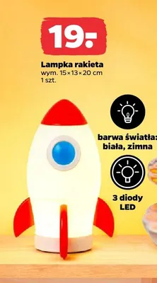 Lampka rakieta promocja w Netto