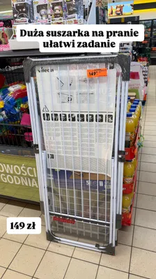 Suszarka na pranie promocja w Biedronka