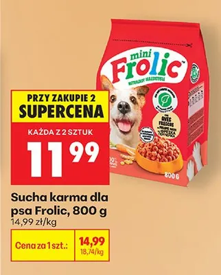 Sucha karma dla psa promocja w Biedronka