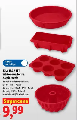 Silikonowa forma do pieczenia do tarty Silvercrest promocja w Lidl