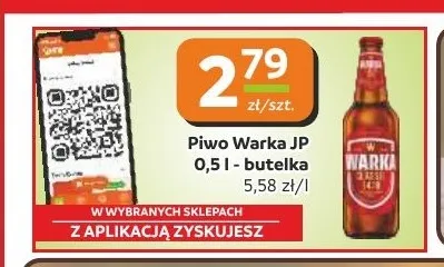 Piwo Warka promocja w Gama