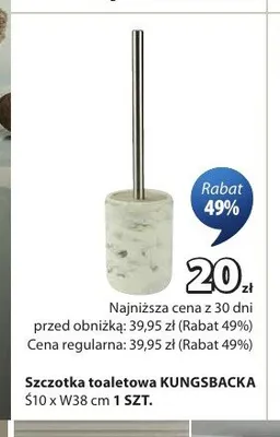 Szczotka toaletowa Kungsbacka promocja w Jysk