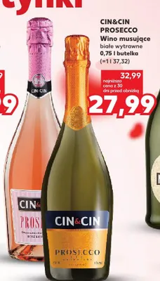 Wino musujące białe wytrawne promocja w Kaufland