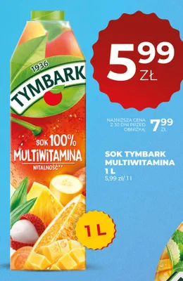 Sok multiwitamina promocja w Duży Ben