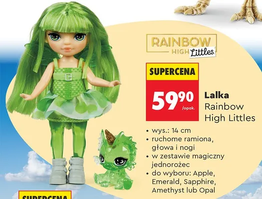 Lalka Rainbow High Littles, różne rodzaje promocja w Biedronka
