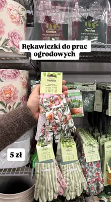 Rękawiczki do prac ogrodowych damskie promocja w Pepco