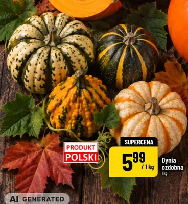 Dynia ozdobna promocja w POLOmarket
