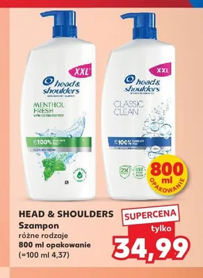 Szampon Head & Shoulders Menthol Fresh promocja w Kaufland