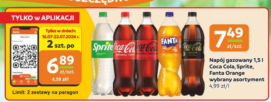Napój gazowany Fanta Orange promocja w Gama