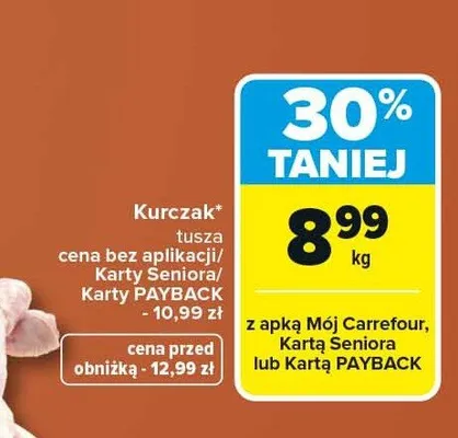 Kurczak promocja w Carrefour Market