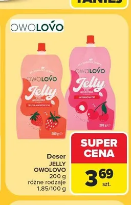 Deser Jelly Owolovo promocja w Carrefour
