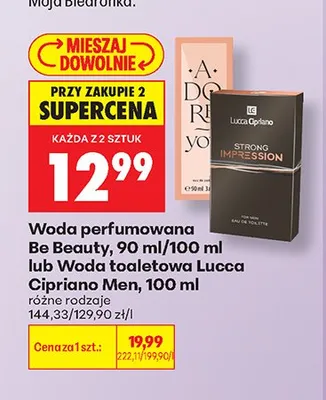 Woda toaletowa Lucca Cipriano Men Strong Impression promocja w Biedronka