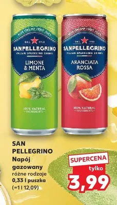 Napój gazowany Aranciata Rossa San Pellegrino promocja w Kaufland