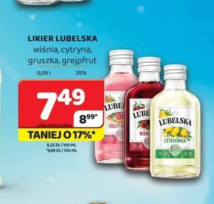 Likier Lubelska cytryna promocja w Delfin