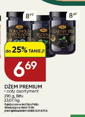 Dżem Premium Bifix promocja w Chata Polska