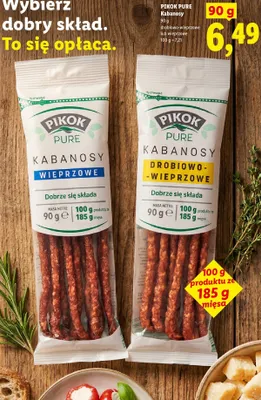 Kabanosy promocja w Lidl