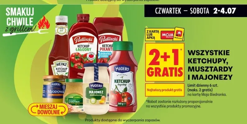 Ketchup pikantny Pudliszki promocja w Biedronka