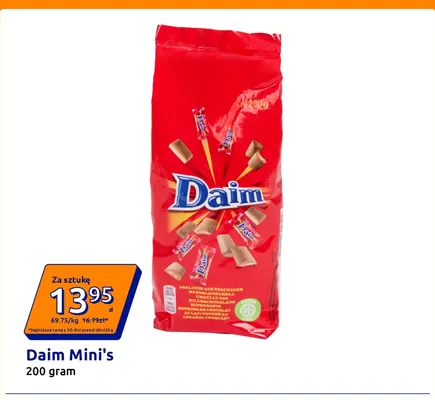 Cukierki Daim Mini's promocja w Action