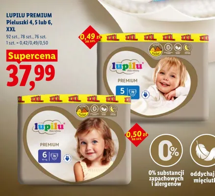 Pieluszki Lupilu Premium 5 XXL promocja w Lidl