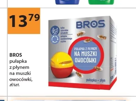 Pułapka z płynem na muszki owocówki Bros promocja w Drogerie Laboo