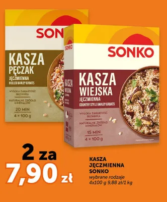 Kasza wiejska jęczmienna Sonko promocja w ABC