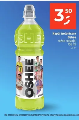 Napój izotoniczny Oshee promocja w Dealz