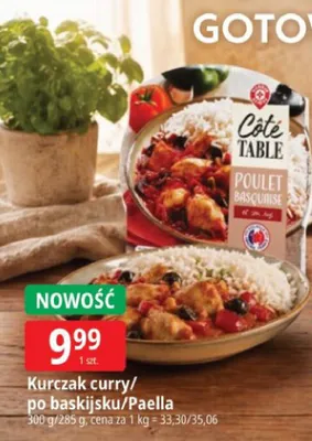 Kurczak curry Côté Table promocja w Leclerc