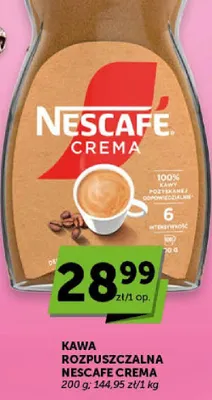 Kawa rozpuszczalna crema promocja w Groszek