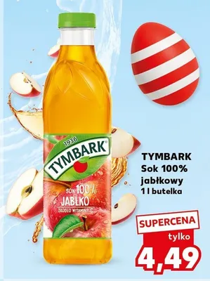 Sok 100% jabłkowy promocja w Kaufland