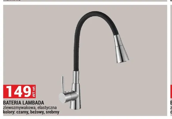 Bateria zlewozmywakowa Invena Lambada elastyczna promocja w Merkury Market