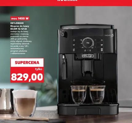 Ekspres do kawy De'Longhi ECAM 12.121.B promocja w Kaufland