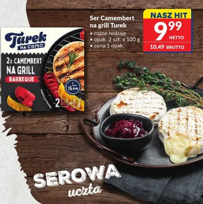 Ser Camembert na grill Turek promocja w Makro