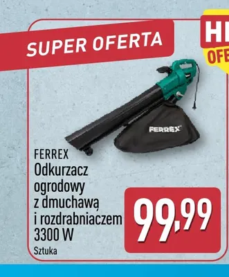 Odkurzacz ogrodowy z dmuchawą i rozdrabniaczem Ferrex promocja w Aldi