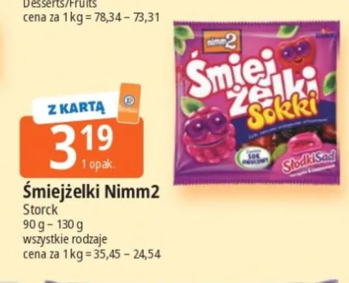 Śmiejżelki Nimm2 promocja w Leclerc