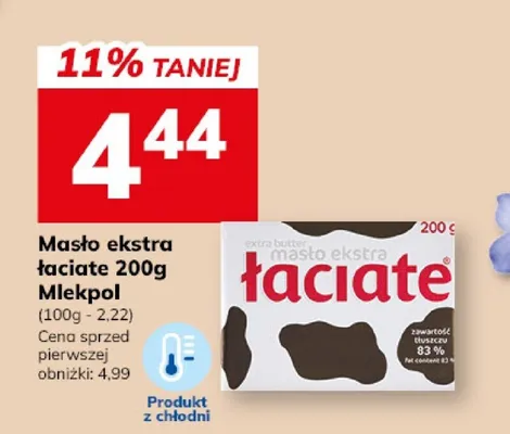 Masło ekstra łaciate promocja w Hitpol