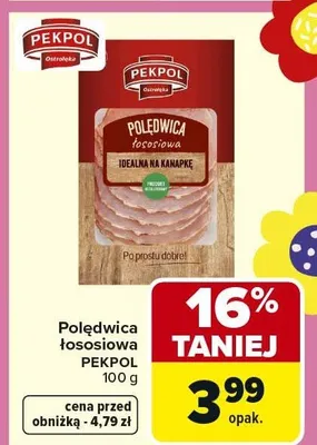 Polędwica łososiowa promocja w Carrefour