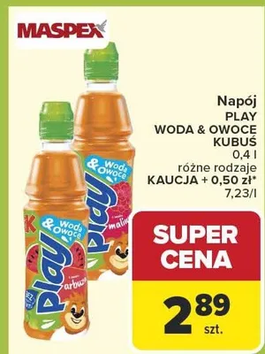 Napój Kubuś różne rodzaje promocja w Carrefour