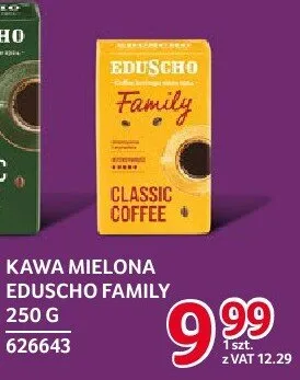 Kawa mielona Eduscho Family 250 g promocja w Selgros