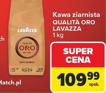 Kawa ziarnista promocja w Carrefour Market