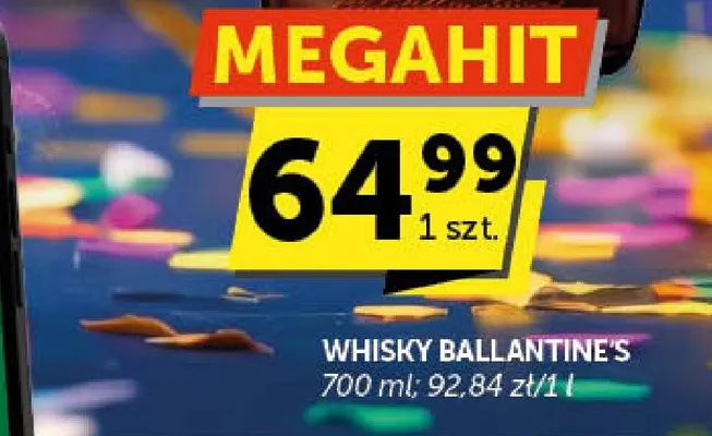 Whisky Ballantine's Blended Scotch Whisky promocja w Euro Sklep