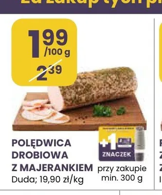 Polędwica drobiowa z majerankiem Duda promocja w Stokrotka