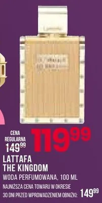 Woda perfumowana the kingdom, 100ml promocja w Drogerie Natura