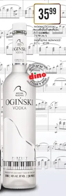 Wódka Ogiński Wedding Edition promocja w Dino