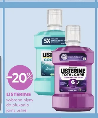 Płyn do płukania jamy ustnej Listerine Cool Mint promocja w Super-Pharm